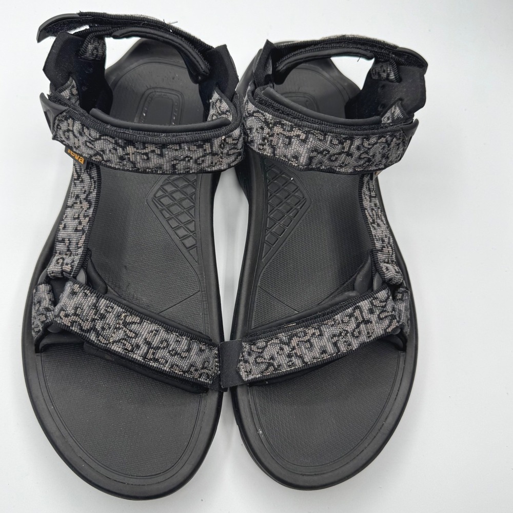 Teva Terra Fi 5 Universal Sandals Mens 10 Black Grey Geometric